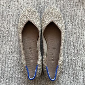 Rothy’s like new! Cheetah print round toe flats